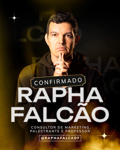 Rapha Falcão - Consultor de Marketing, Palestrante e Professor Instagram: @raphafalcaof